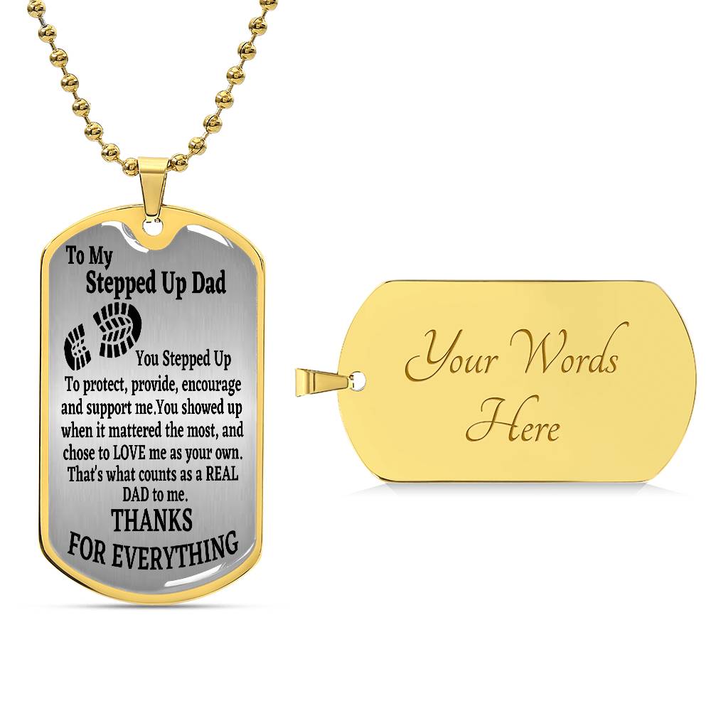 Custom Stepdad Dogtag