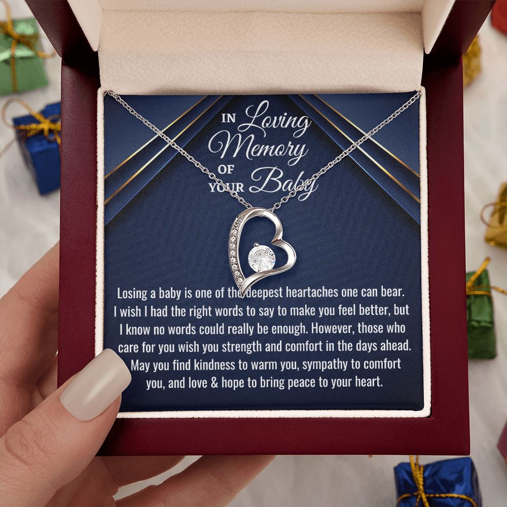Loss Of Baby Gift Forever Love Necklace