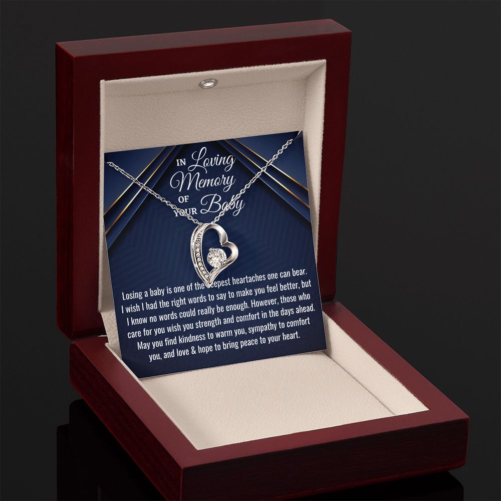 Loss Of Baby Gift Forever Love Necklace