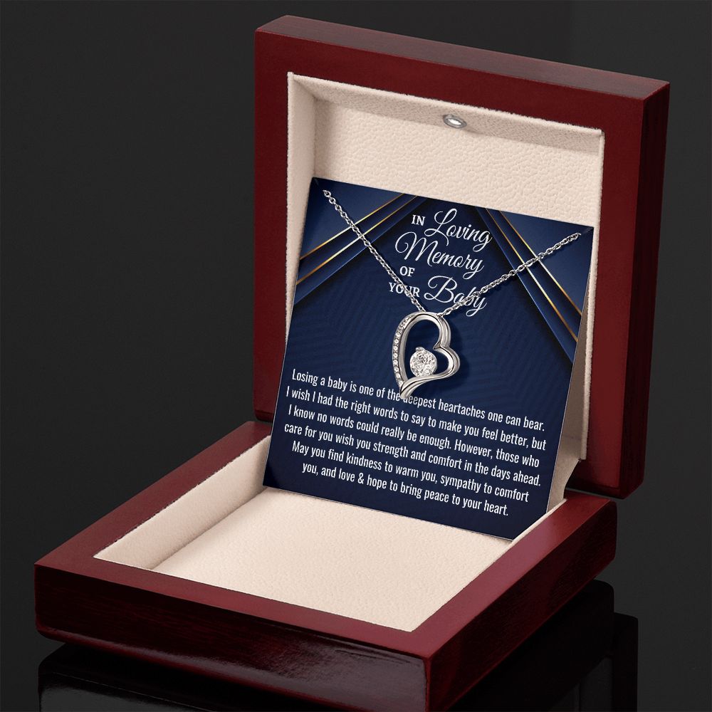 Loss Of Baby Gift Forever Love Necklace