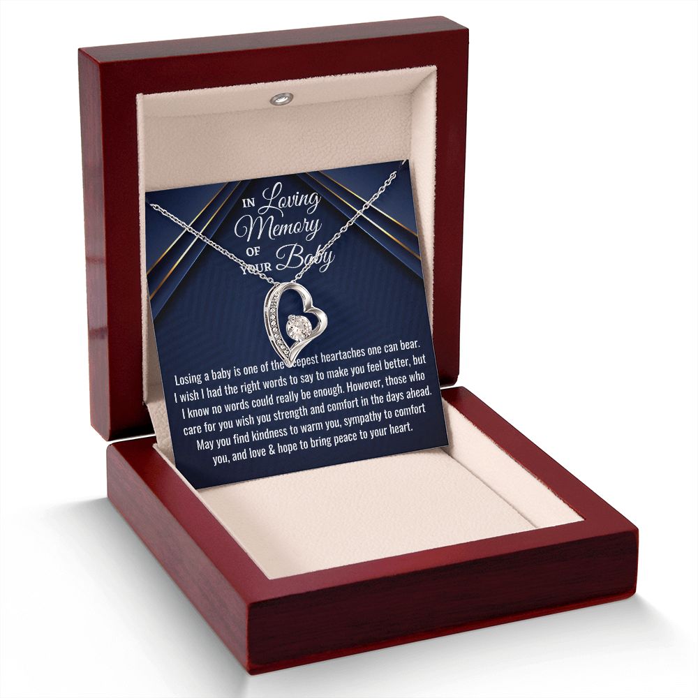 Loss Of Baby Gift Forever Love Necklace