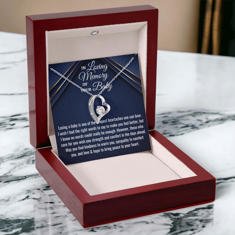Loss Of Baby Gift Forever Love Necklace