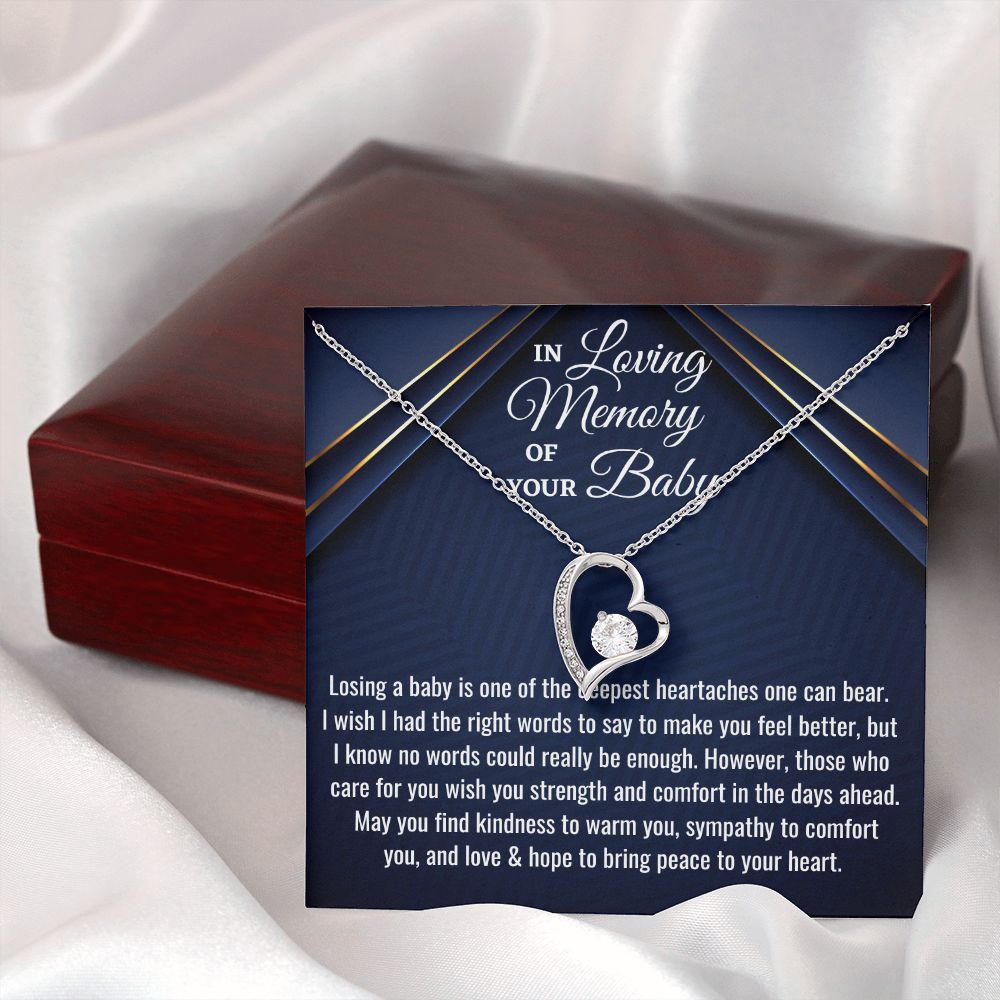 Loss Of Baby Gift Forever Love Necklace