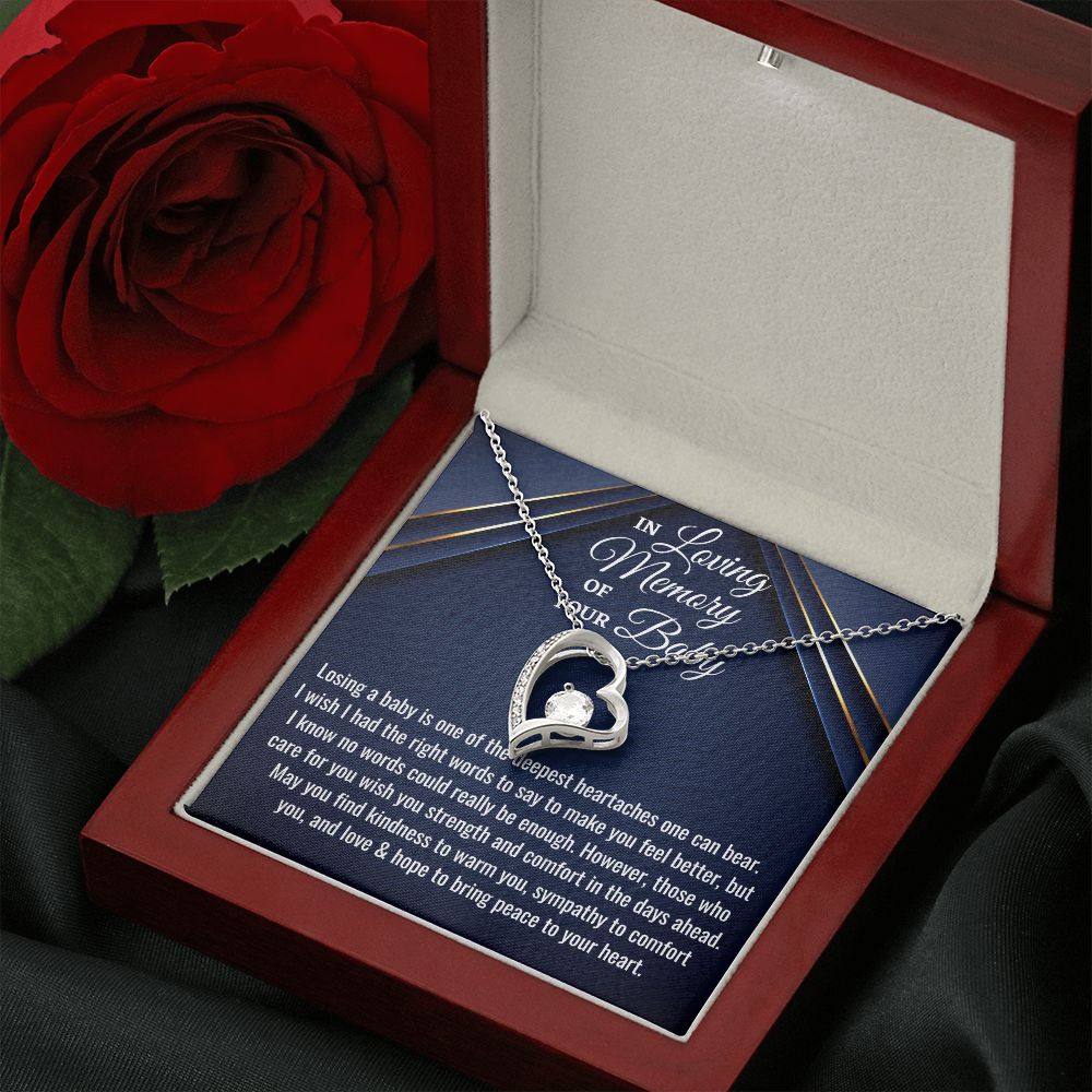 Loss Of Baby Gift Forever Love Necklace