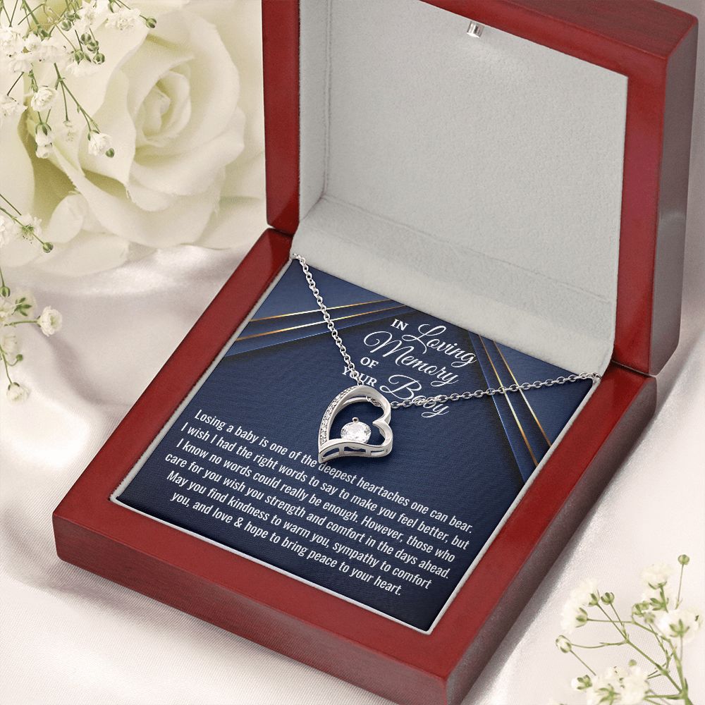 Loss Of Baby Gift Forever Love Necklace