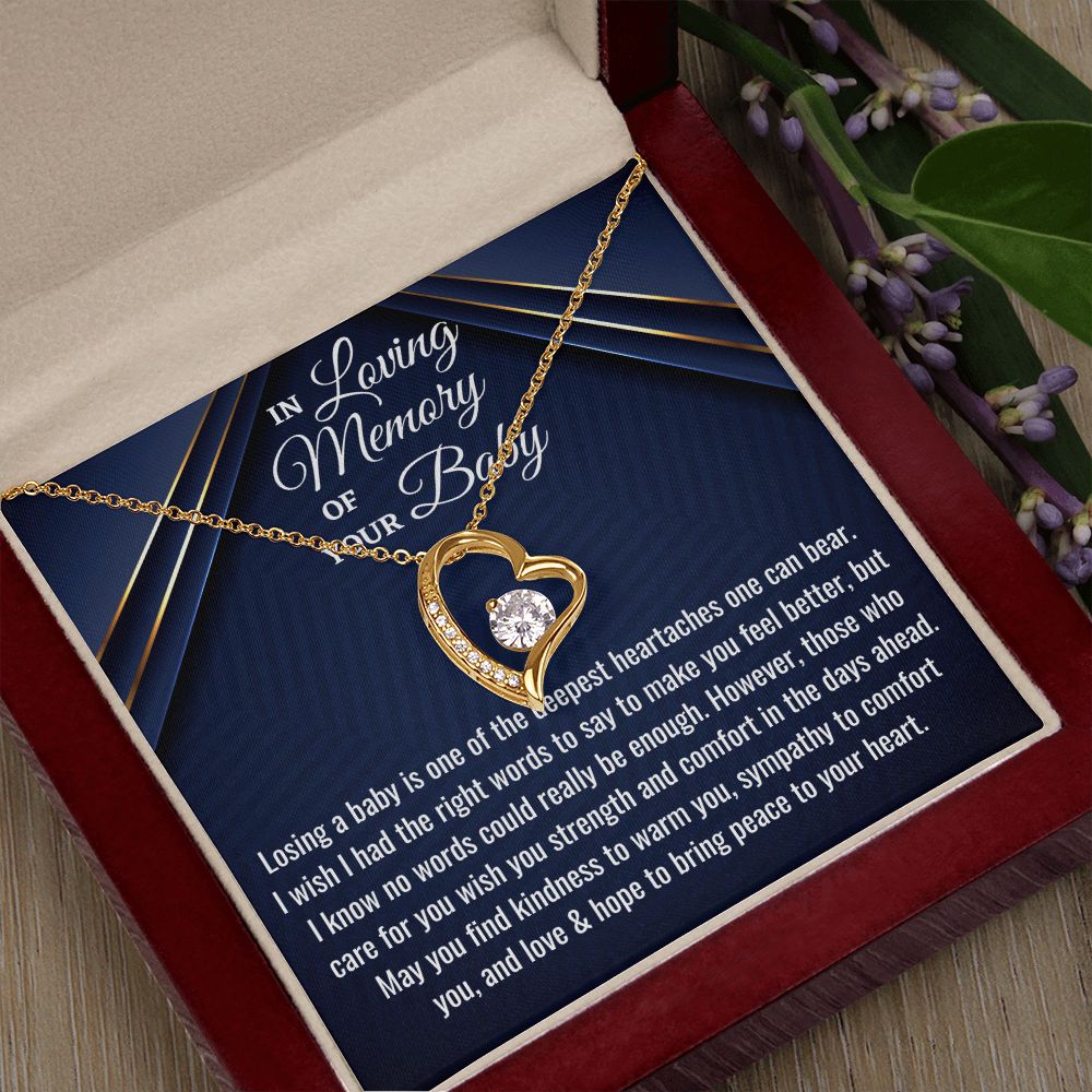 Loss Of Baby Gift Forever Love Necklace