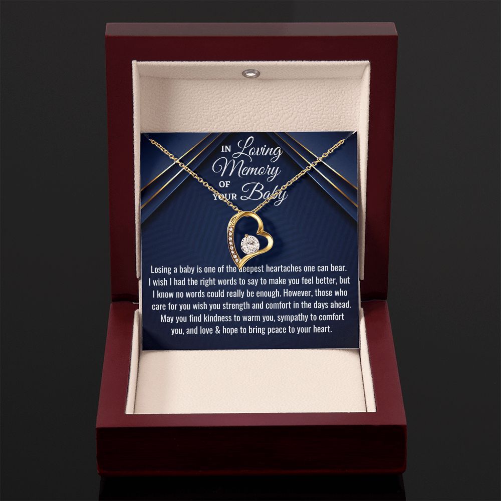 Loss Of Baby Gift Forever Love Necklace