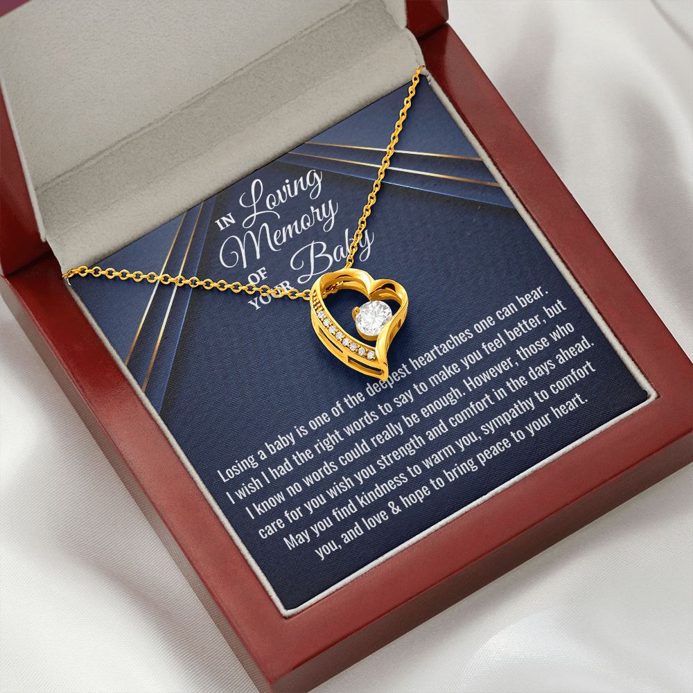 Loss Of Baby Gift Forever Love Necklace