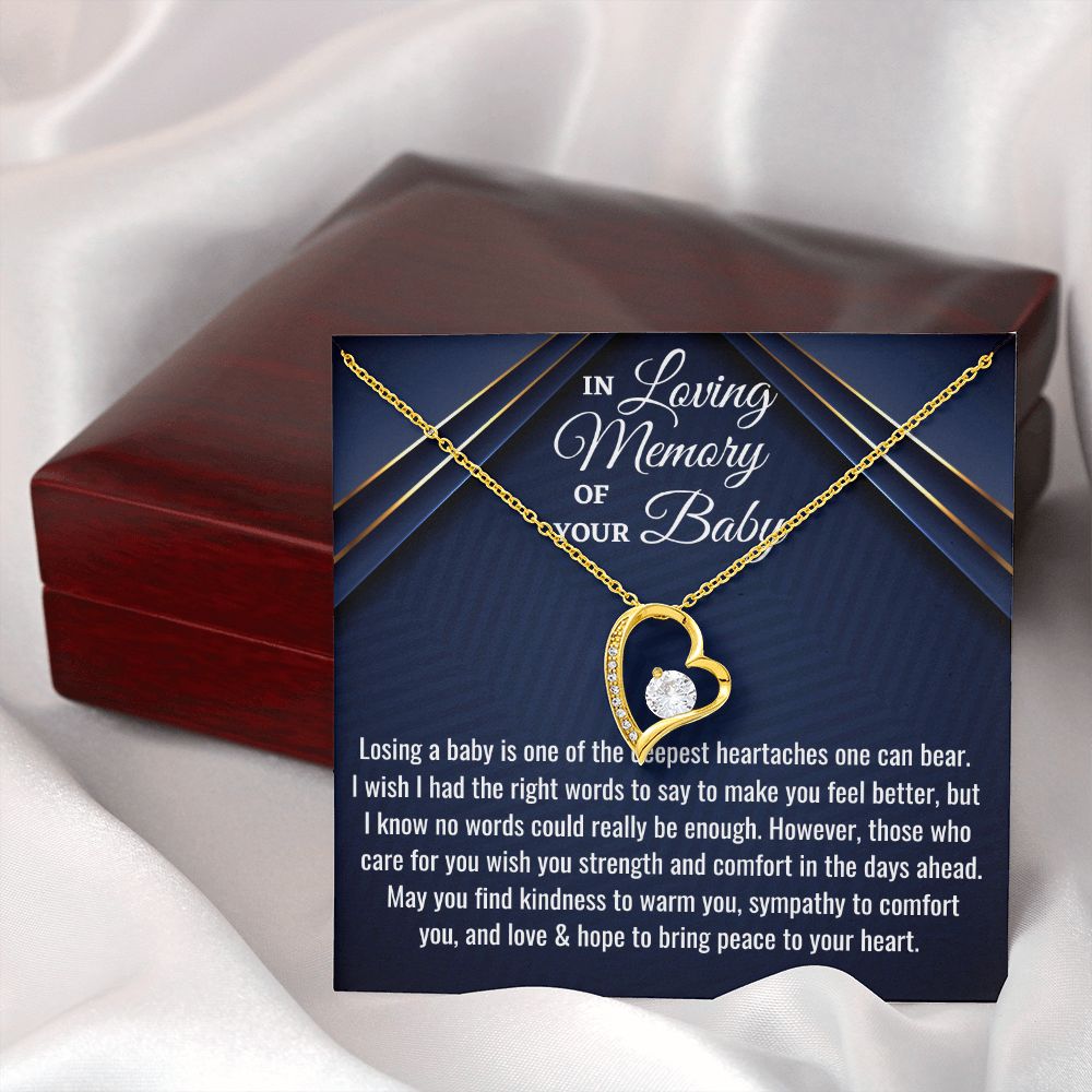Loss Of Baby Gift Forever Love Necklace
