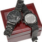 To My Nephew Black Chronograph Watch, Birthday Gift For Him, Meaningful Gift, Uncle To Nephew Gift.