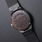 To My Nephew Engraved Wooden Watch, Birthday Gift For Him, Meaningful Gift, Uncle To Nephew Gift