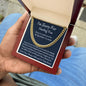 I'm Sorry Gift For Him Cuban Chain Link