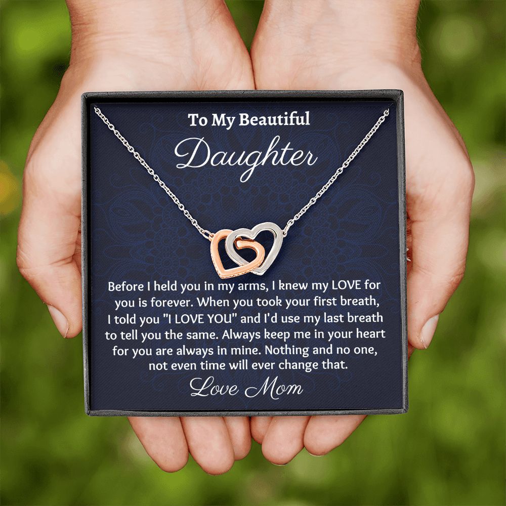 Interlocking Hearts Daughter Amazon A 1 In My Arms