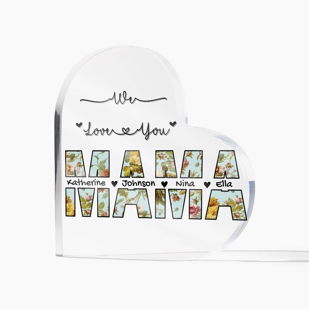 Acrylic Night Light for Mom, Mothers Day Gift