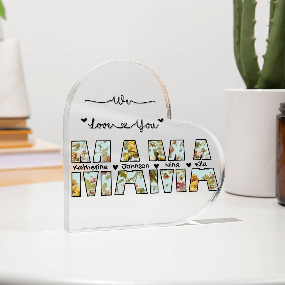 Acrylic Night Light for Mom, Mothers Day Gift