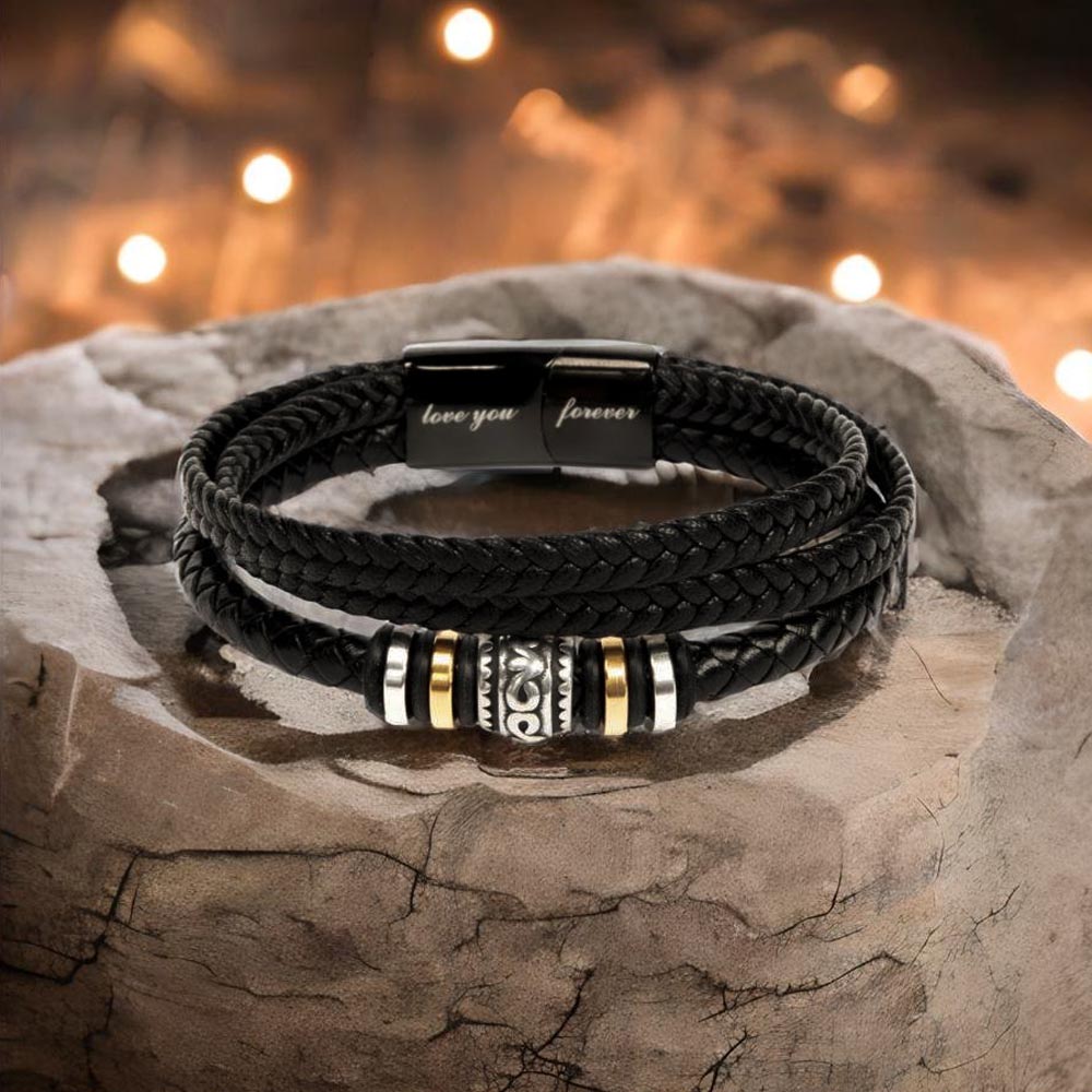 Gift for Son In Law, Men's Bracelet, Bonus Son Gift, Birthday Gift, Wedding Gift From Mother In Law Present for Son In Law