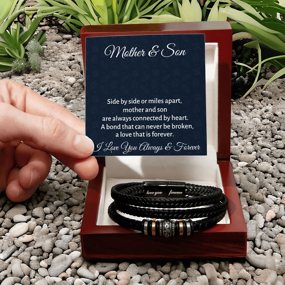 Mother and Son Gift, Bracelet Gift For Son, Graduation Gift, Kids Christmas or Birthday Gift, Kids Teen Gifts