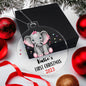 Acrylic Personalized Christmas Ornament, Elephant Ornament Baby's First Christmas Ornament Keepsake