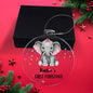 Acrylic Personalized Christmas Ornament, Elephant Ornament Baby's First Christmas Ornament Keepsake