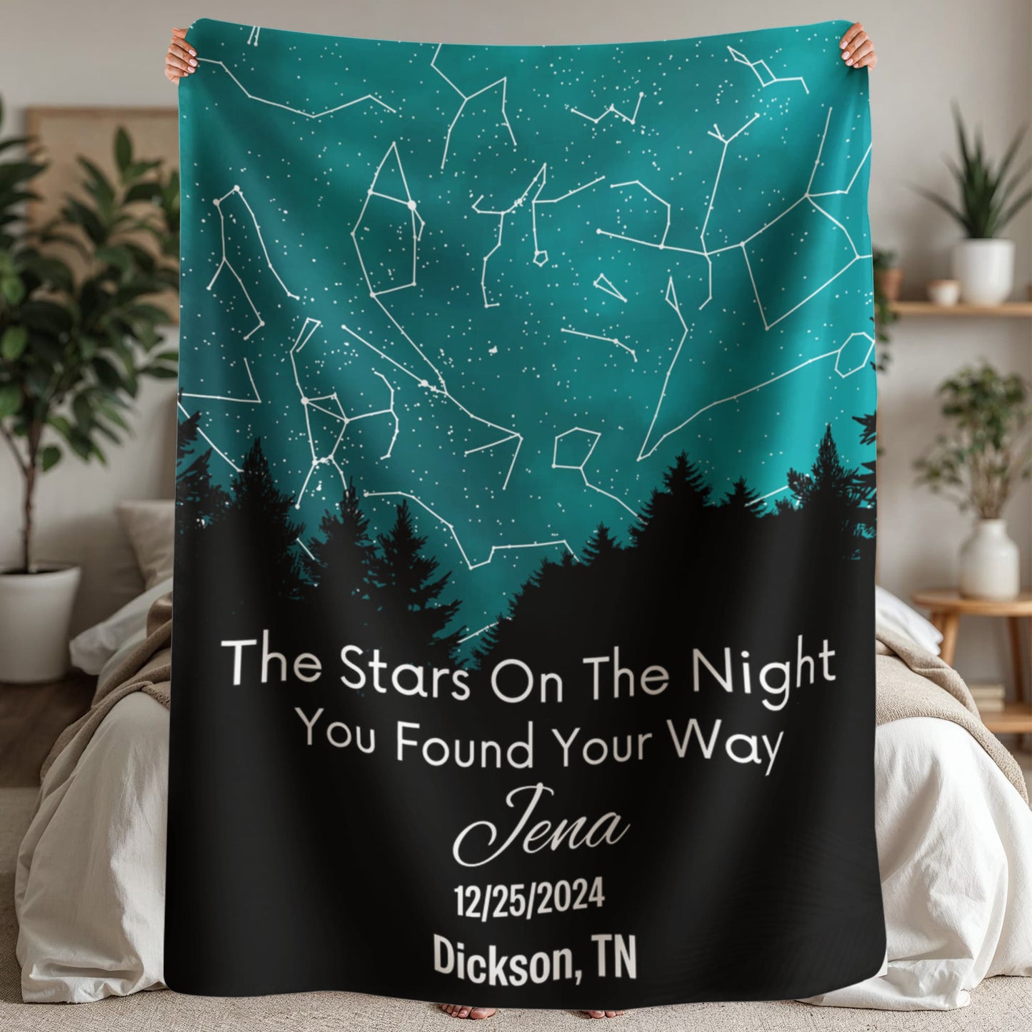 Sherpa Fleece Star Blanket