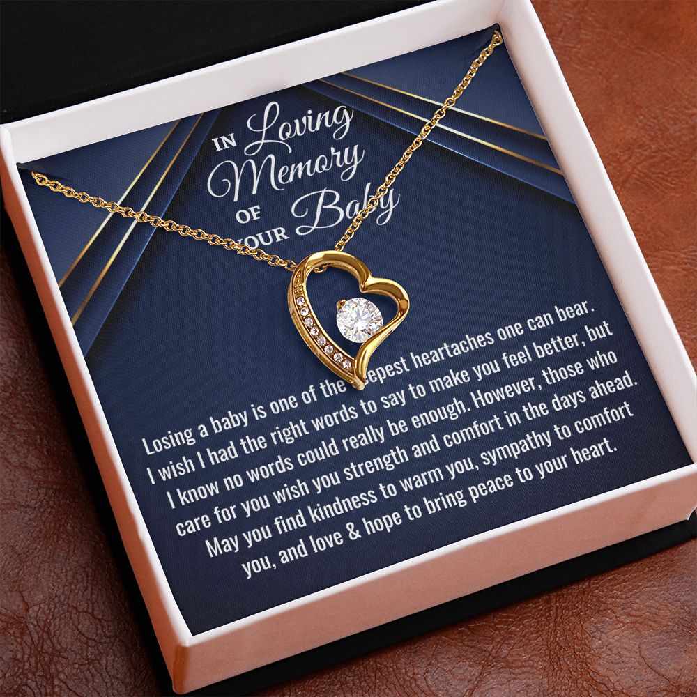 Loss Of Baby Gift Forever Love Necklace