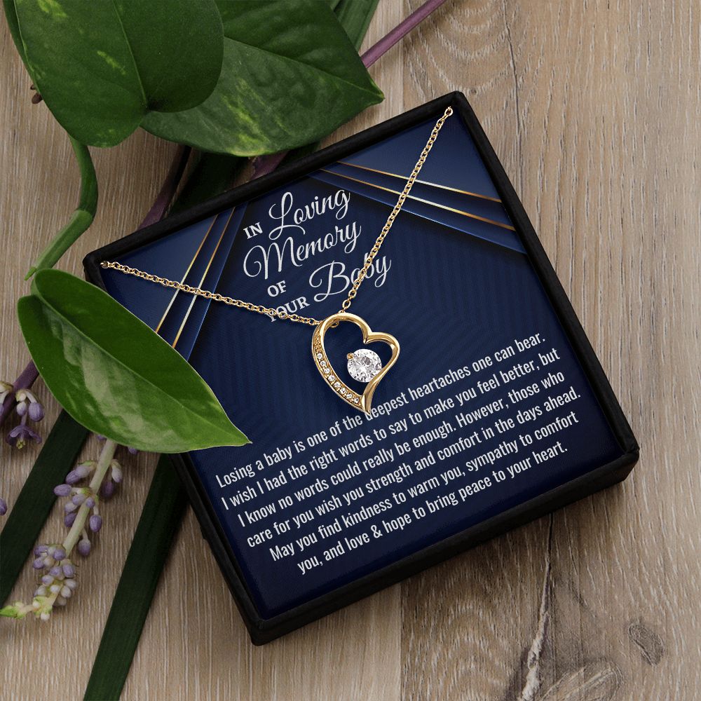 Loss Of Baby Gift Forever Love Necklace