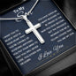 To My Son Believe You're Capable Cross Necklace Amazon