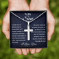 To My Son Believe You're Capable Cross Necklace Amazon