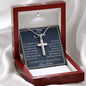 To My Son Cross Necklace, Men Cross Necklace, Gift For Him, Christmas or Graduation Gift, Father Son Cross, Birthday Gift From Dad To Son