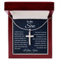 To My Son Believe You're Capable Cross Necklace Amazon