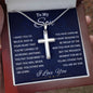 To My Son Believe You're Capable Cross Necklace Amazon
