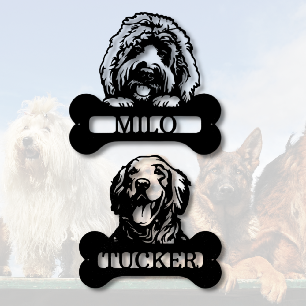Pet Metal Wall Décor, Pick Your Pup Metal Plaque, Mastiff, Husky, Labrador, Bulldog, Dog Home Décor, Housewarming Gift, Kennel Steel Sign