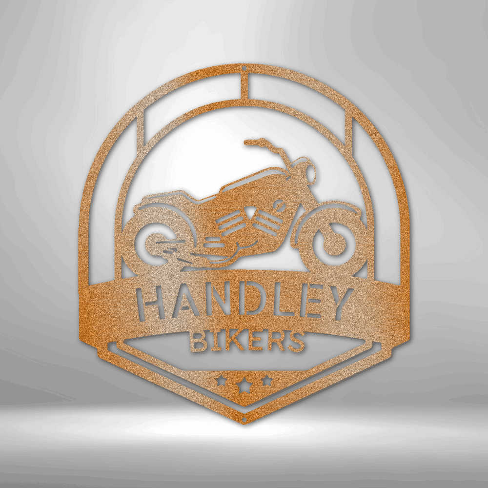 Custom Love to Ride Motorcycle Metal Sign, Personalized Motorcycle Wall Hanging Gift For Biker Boyfriend, Indoor Outdoor Wall Decoration, Wall Art Decor