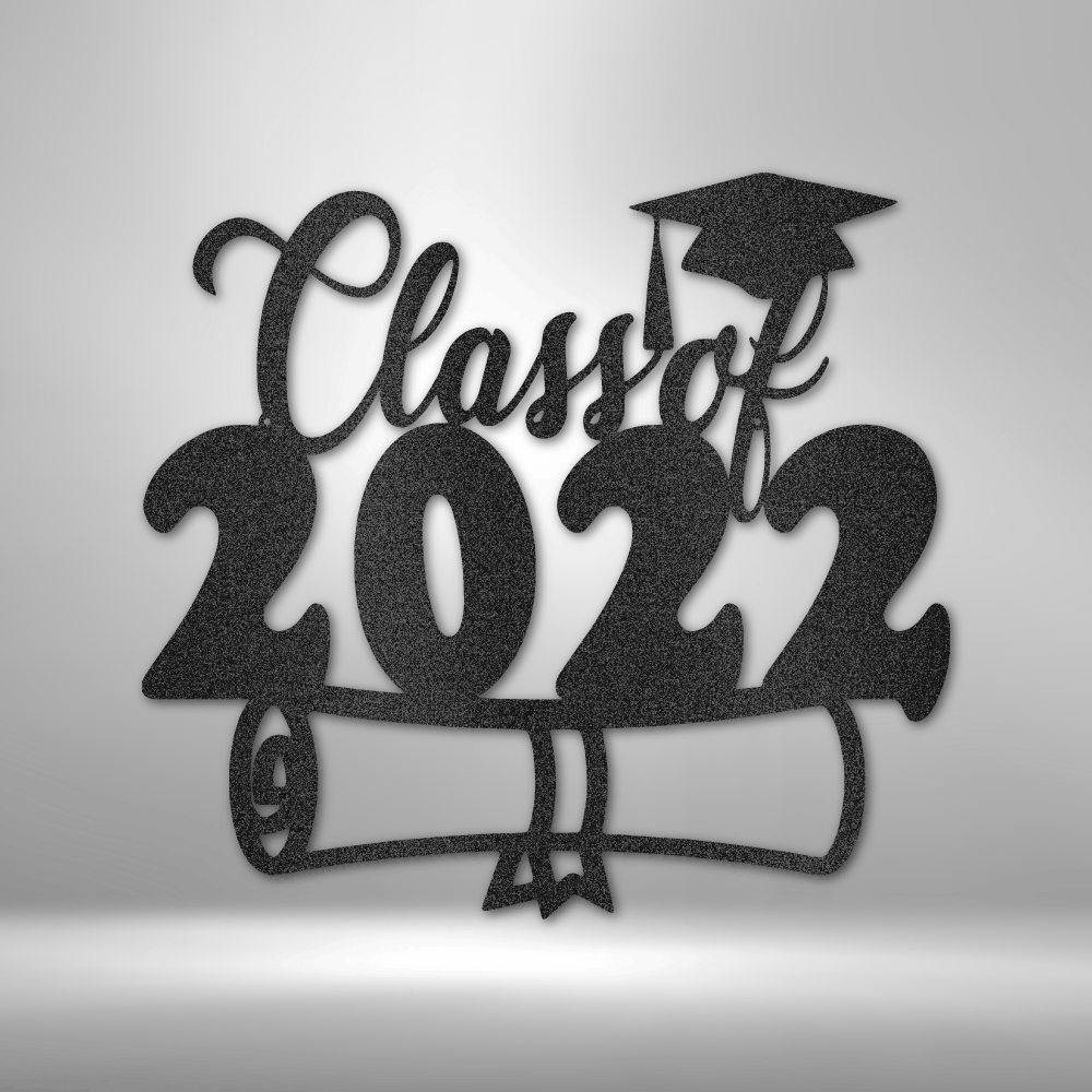 Class of 2022 Diploma Outdoor Sign, Present For Her or Him, Class of 2022 Graduate Gift, Metal Sign Gift, College Graduates Memorabilia