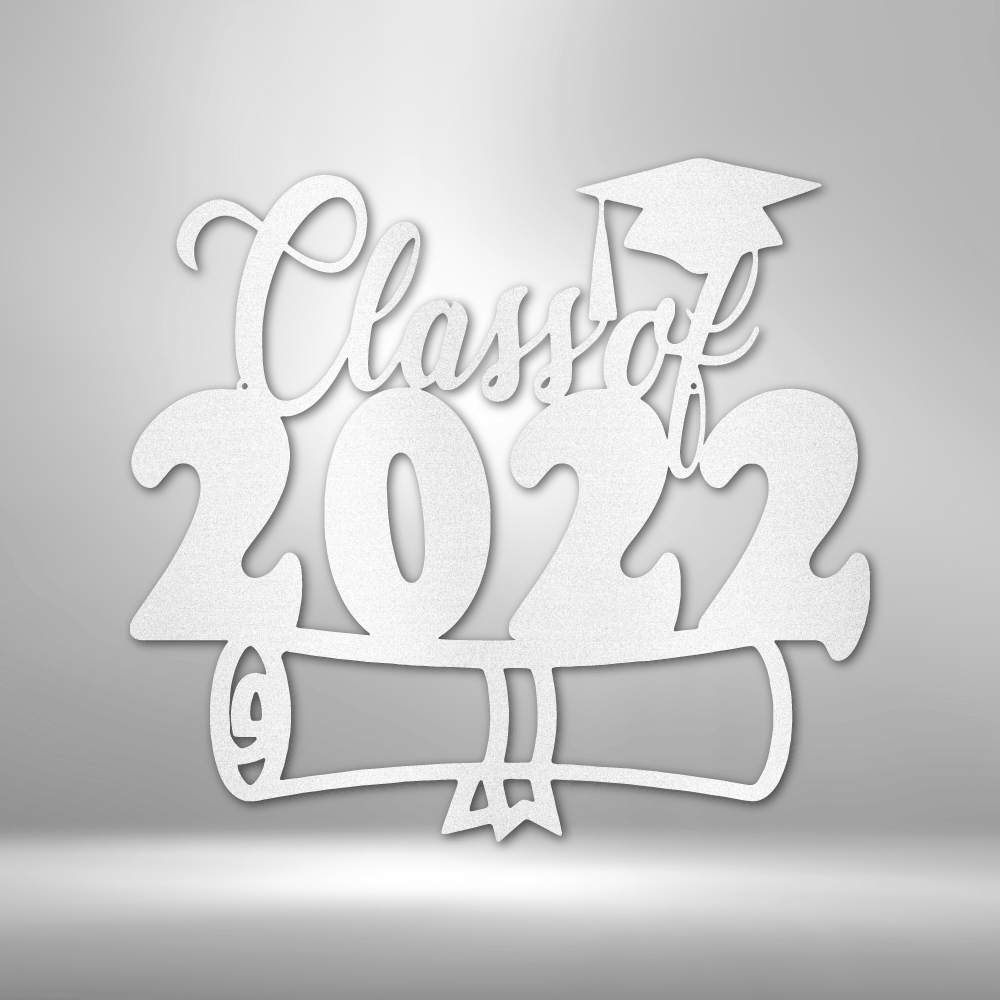 Class of 2022 Diploma Outdoor Sign, Present For Her or Him, Class of 2022 Graduate Gift, Metal Sign Gift, College Graduates Memorabilia