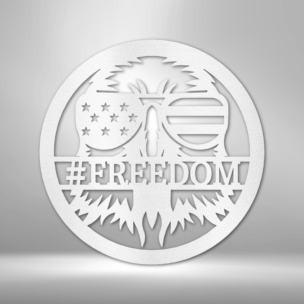 Custom American Eagle Metal Sign, Personalized Patriotic American Living Room Decor, Housewarming Gift For Veteran Dad, Birthday Gift For Best Father, Cabin Wall Hanging,Indoor Outdoor Wall Decor