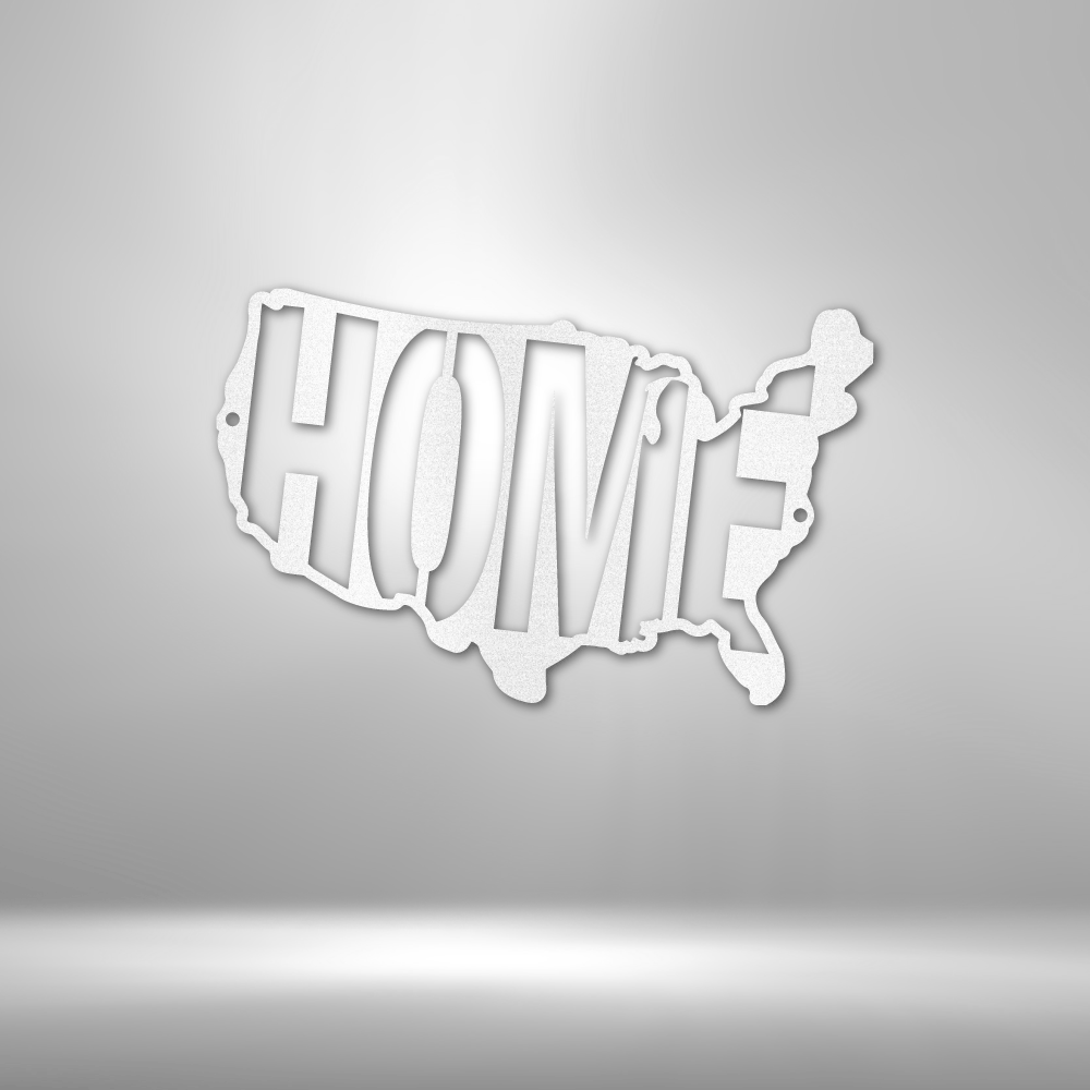 USA Map Home Metal Sign, USA Map Living Room Decoration, Metal Artwork Wall Hanging, Housewarming Metal Wall Hangings, Fathers Day Gift For Him, Birthday Gift For Him.