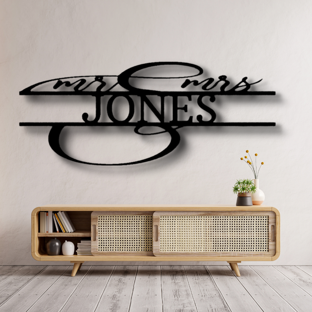 Personalized Wedding Anniversary Metal Wall Art high quality Hanging