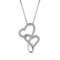 Mom To Be Necklace Gift, Baby Shower Gift Double Hearts Necklace for Expecting Moms, Mom to Be, New Mom Gift, Pregnancy gift