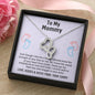 Mom To Be Gift, Double Hearts Necklace Gift For Expecting Mom, Pregnancy Gift, Mama Present From Unborn Baby, Mommy To Be Gift