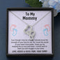 Mom To Be Gift, Double Hearts Necklace Gift For Expecting Mom, Pregnancy Gift, Mama Present From Unborn Baby, Mommy To Be Gift