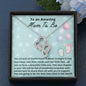 Mom To Be Necklace Gift, Baby Shower Gift Double Hearts Necklace for Expecting Moms, Mom to Be, New Mom Gift, Pregnancy gift