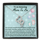 Mom To Be Necklace Gift, Baby Shower Gift Double Hearts Necklace for Expecting Moms, Mom to Be, New Mom Gift, Pregnancy gift