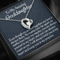 To My Goddaughter Gift, Goddaughter Gift from Godmother Necklace Gift for Baptism, Confirmation, Graduation Birthday Forever Love Necklace