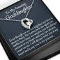To My Goddaughter Gift, Goddaughter Gift from Godmother Necklace Gift for Baptism, Confirmation, Graduation Birthday Forever Love Necklace