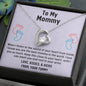 Mom To Be Gift, Forever Love Necklace Gift For Expecting Mom, Mommy To Be Gift Mommy Present From Unborn Baby, Pregnancy Gift