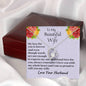 To My Wife My Love For You is Forever, Anniversary Gift, Birthday Gift, Necklace for Wife