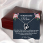 Gift for Mom, Birthday Gift for Mom, Forever Love Necklace, Present From Daughter to Mother Christmas Gift From Son