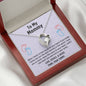 Mom To Be Gift, Forever Love Necklace Gift For Expecting Mom, Mommy To Be Gift Mommy Present From Unborn Baby, Pregnancy Gift