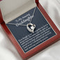 To My Goddaughter Gift, Goddaughter Gift from Godmother Necklace Gift for Baptism, Confirmation, Graduation Birthday Forever Love Necklace